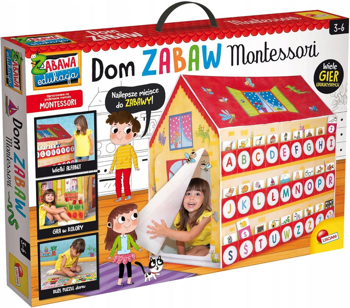 Lisciani Montessori Spielhaus Montessori, Kinderhaus, Lernspiele, 3+