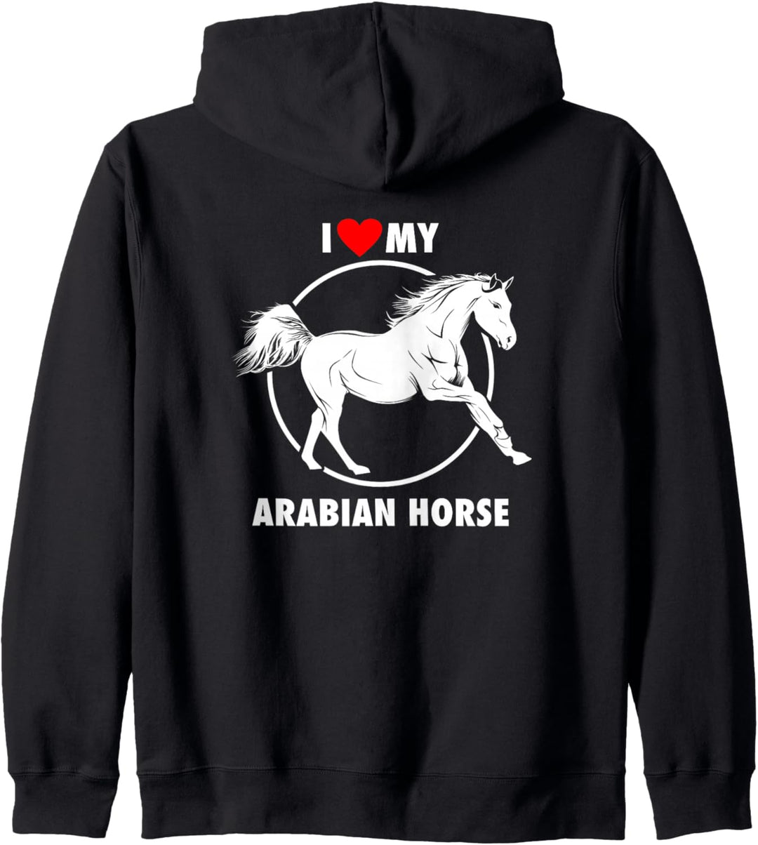 Ich liebe mein arabisches Pferd Kapuzenjacke