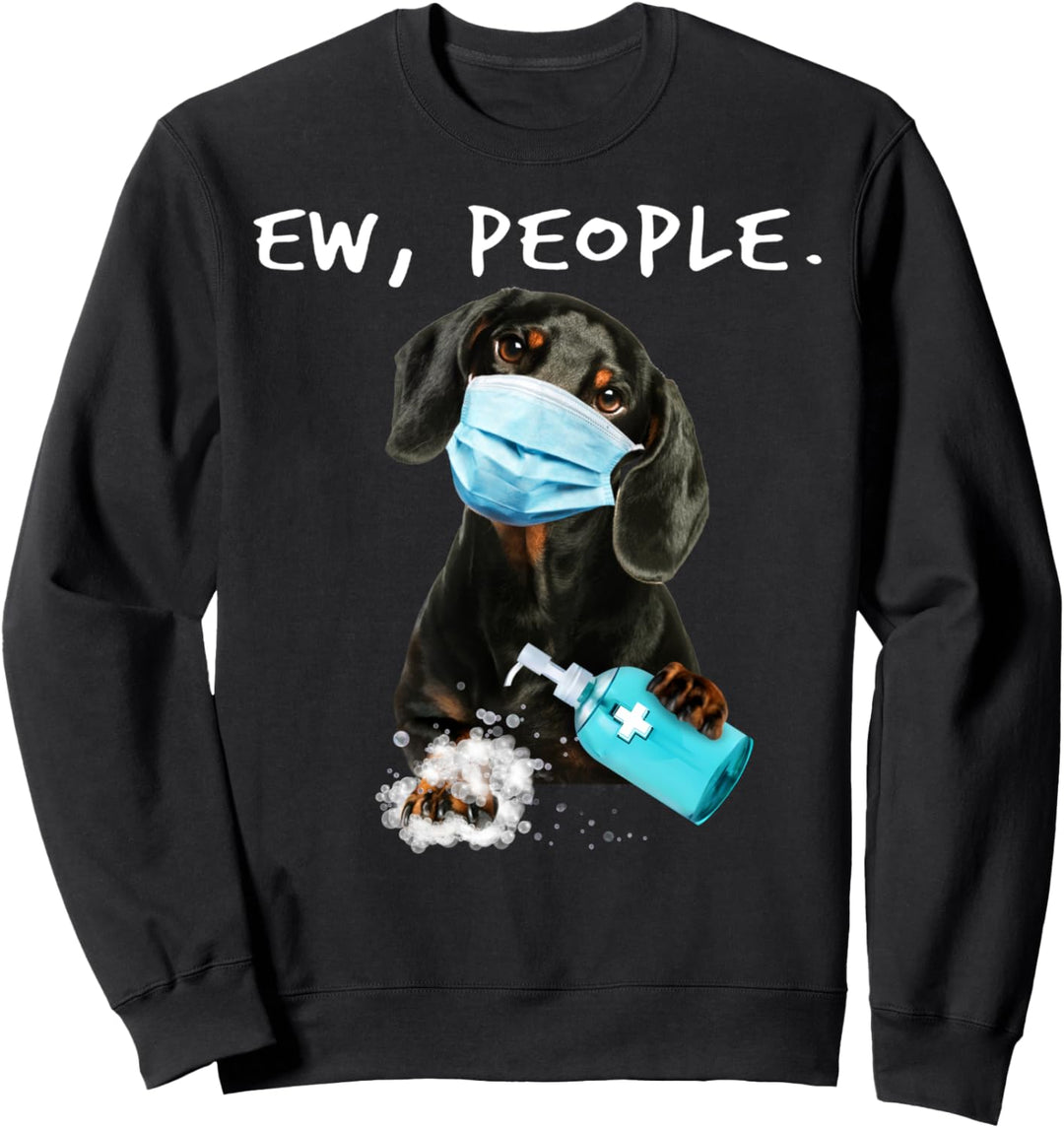Dachshund Ew People Wearing A Face Mask Sweatshirt