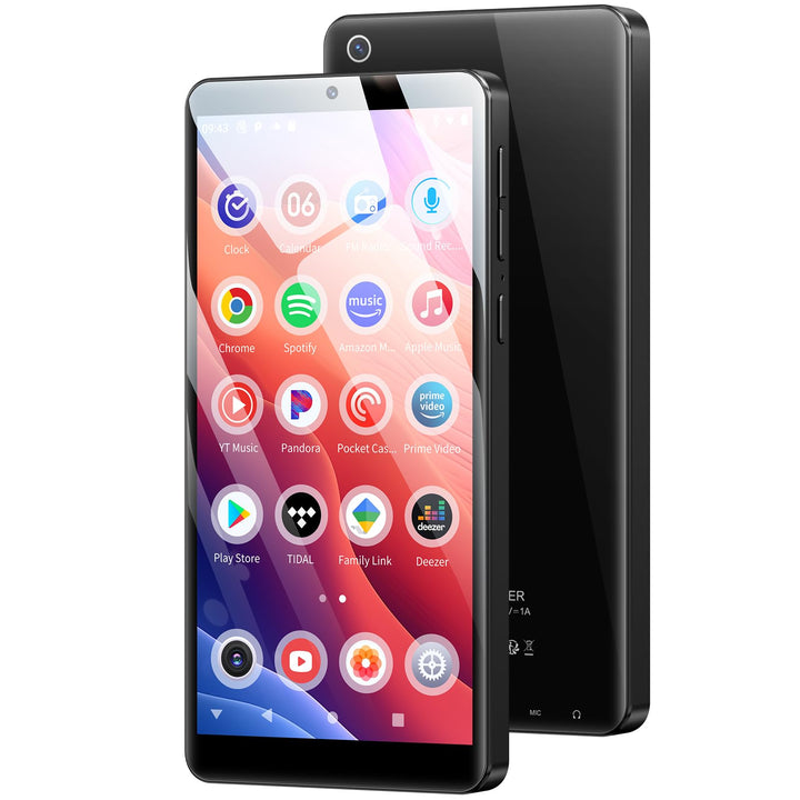 128GB MP3 Player mit Bluetooth WiFi und Kamera, Oilsky Android 13.0 Spotify MP3 Musik Player mit Lau