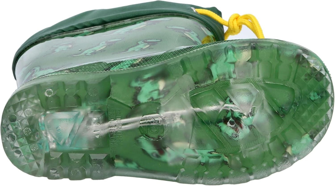 Lico Jungen Powerlight W Blinky Gummistiefel 21 EU Grün Gelb, 21 EU Grün Gelb