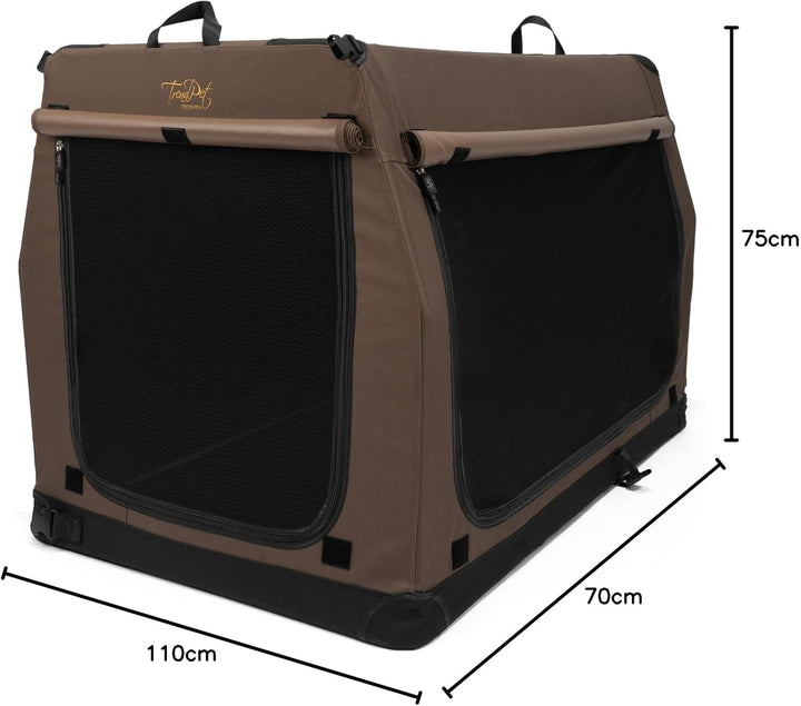 TrendPet Faltbare Hundebox TPX-Pro L 110 x B 70 x H 75 cm, L 110 x B 70 x H 75 cm