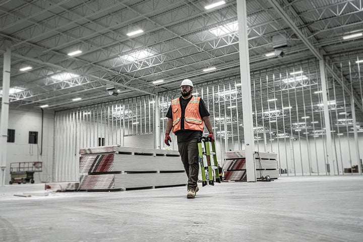 Little Giant Ladders, Sure Step, 3-stufig, doppelseitiger Tritthocker, Fiberglas, (11953), Typ 1AA,