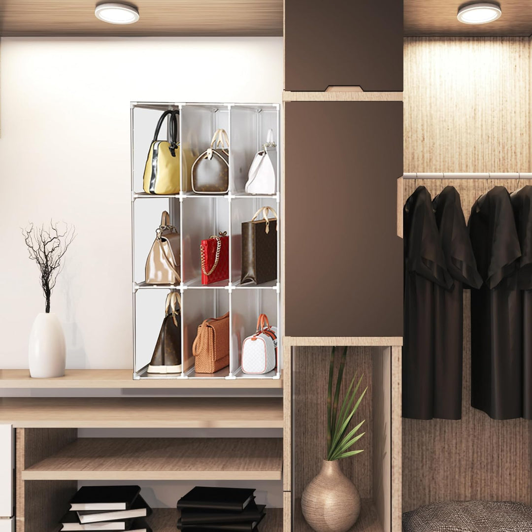 Taschenorganizer, Modulares Regal für Schrank, Regal für Zimmer, Flur. Aufbewahrungsregal für Zuhaus