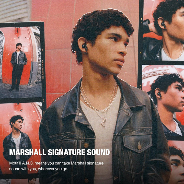 Marshall Motif II ANC – True Wireless Active Noise Cancelling Bluetooth-Kopfhörer, Ohrhörer, 30 Stun