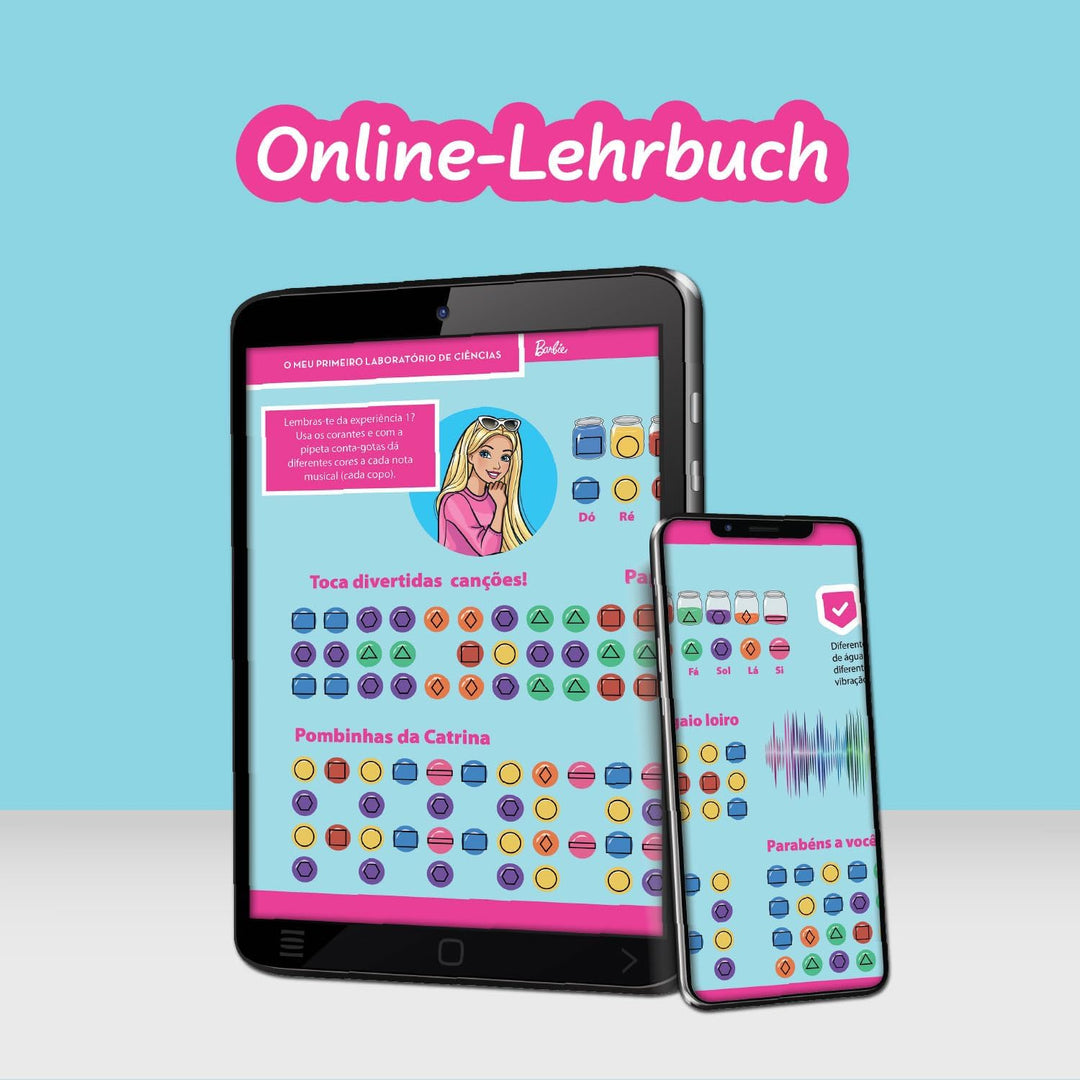 Science4you Meine erste Wissenschaft Kit Barbie für Kinder Alter 4 5 6+ – Experiment mit Barbie, Kun