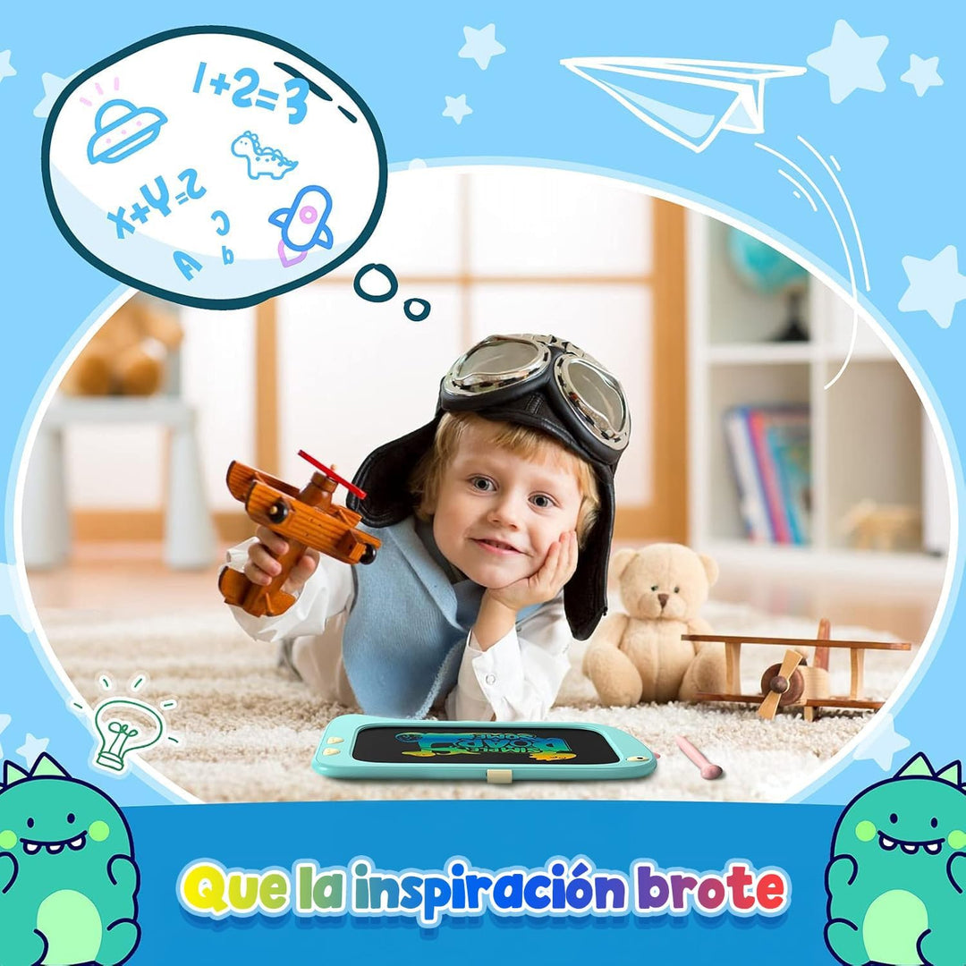 ORSEN LCD Schreibtafel Spielzeug ab 3 4 5 6 7 8 Jahre alt Junge Mädchen, 8,5-Zoll Bildschirm Zeichen