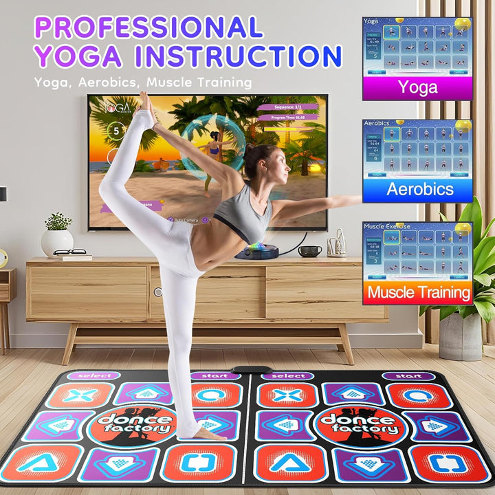 Tanzmatte für Kinder und Erwachsene, interaktive Tanzmatte für TV mit Kamera, verbesserte Modelle, d
