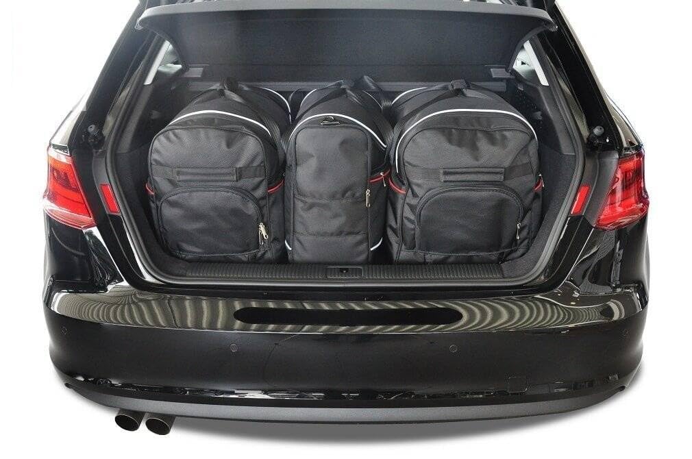 KJUST Dedizierte Kofferraumtaschen 3 stk kompatibel mit AUDI A3 8V 2012-2020