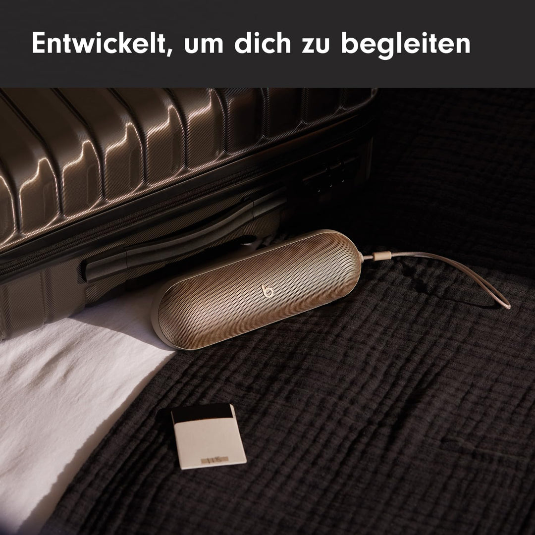 Beats Pill Tragbarer Bluetooth-Lautsprecher, Bis zu 24 Stunden Akkulaufzeit, Wasserabweisend, Kompat