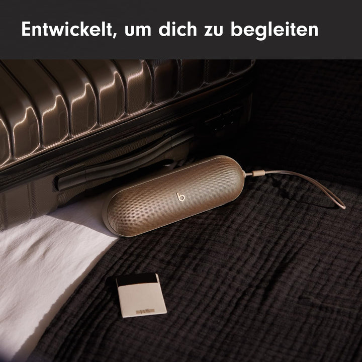 Beats Pill Tragbarer Bluetooth-Lautsprecher, Bis zu 24 Stunden Akkulaufzeit, Wasserabweisend, Kompat