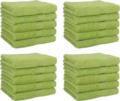Betz 20 Stück Premium Seifetücher- Seiftuch - Handtücher-Set - Händehandtücher - 30 x 30cm Farbe avo