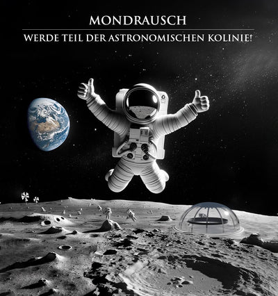 Mondgrundstück Geschenk Space Present | Mond Besitzurkunde mit Wunschname | originelles für Geburtst