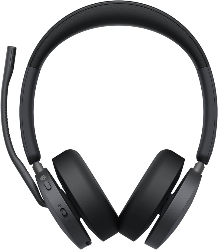 Yealink WH68 ANC DECT Kabelloses Headset mit Mikrofon, 4X AI-Mic mit Geräuschunterdrückung, 185m Rei