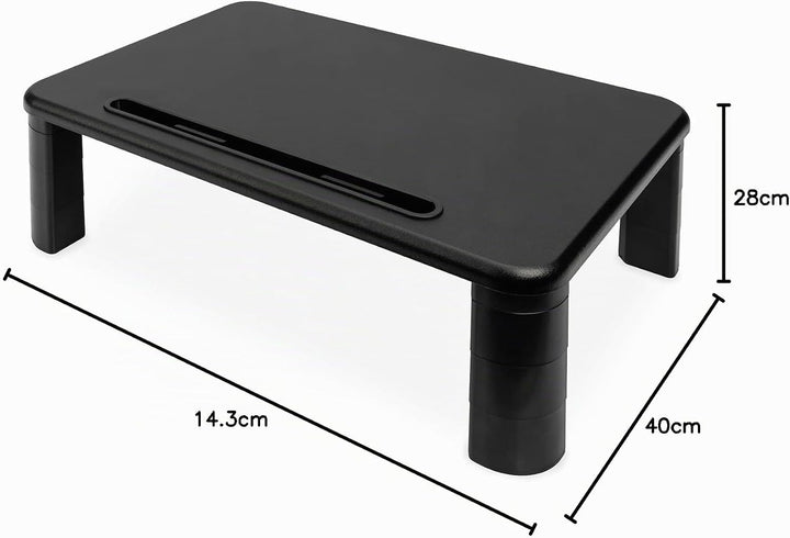 DIGITUS Ergonomische Monitor-Erhöhung - 3 Höhen Bildschirm-Ständer - Traglast 10 kg - Tablet- & Smar