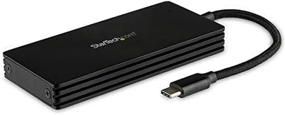 StarTech.com M.2 SSD-Gehäuse für M.2-SATA-Laufwerke (USB 3.1 G - USB-C - tragbares externes M.2-Gehä