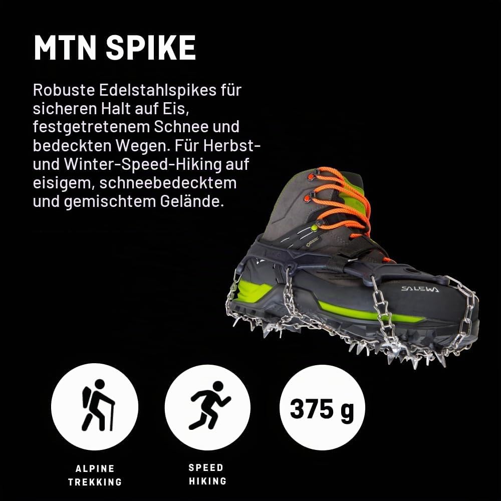 Salewa PUEZ MTN Spike Crampon XL BLACK NIGHT, XL BLACK NIGHT