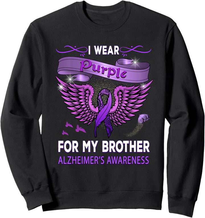 Alzheimer-Sensibilisierungsprodukte Ich trage Lila für Sweatshirt