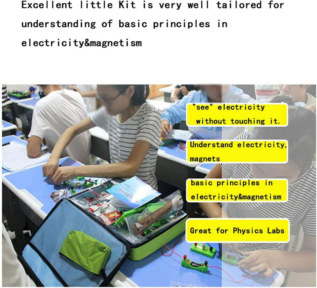 Physik Experimentierkästen STEM Elektronik Baukasten für Kinder,Elektrizität und Magnetismus Experim