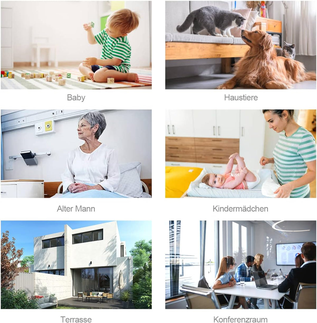 AOBOCAM Mini Kamera,1080P HD WLAN(2,4 GHz) Kamera Überwachung Innen Mini Überwachungskamera Live Übe