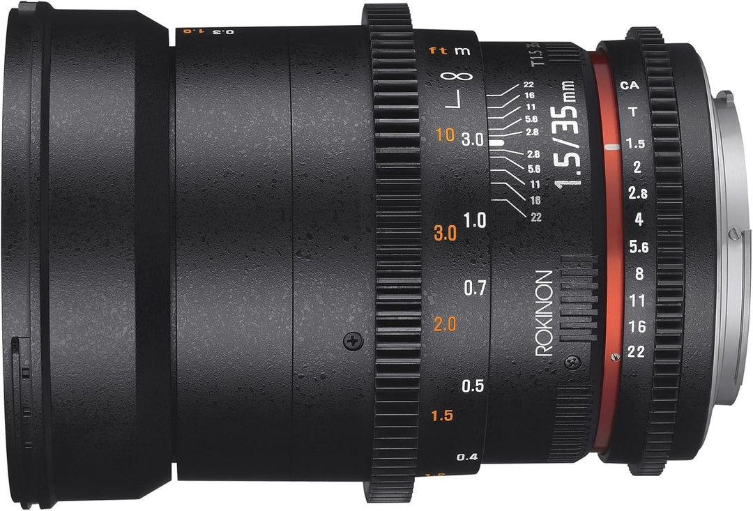 Rokinon 35 mm T1.5 Cine DS Objektiv für Canon EF, Canon