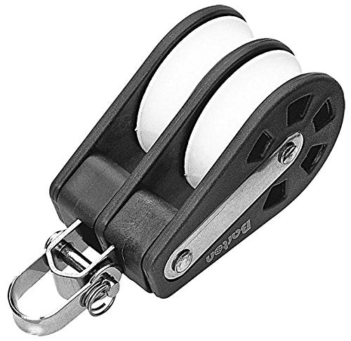 BARTON Angeln Accessoires Doppelblock 1 mit Umsteck Schäkel, 48828