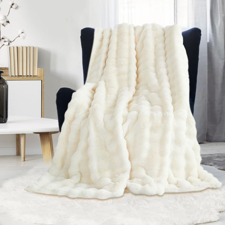 Kuscheldecke Flauschig - Weiche Plüsch Kuscheldecke, Fuzzy Kuschelig Flauschige Decke, Dicke 1200GSM