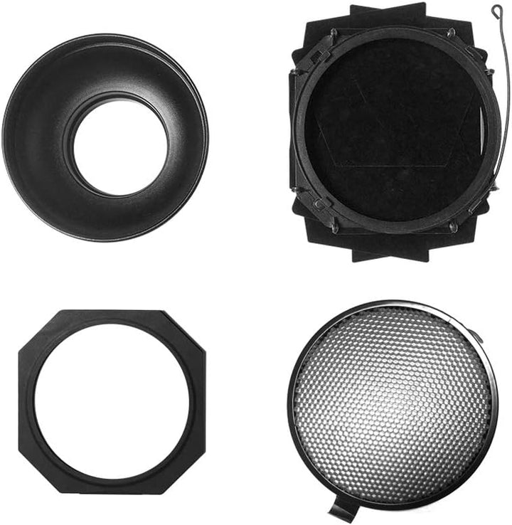 Aputure Barndoor, standardmässiger Bowens Mount Barndoor für Aputure LS COB 120T/120D/120D II/300D L