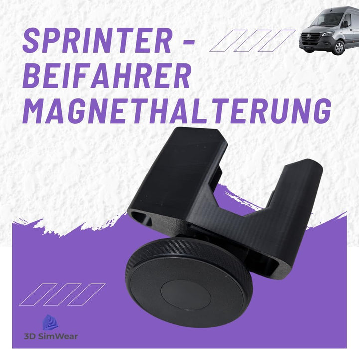 Generisch Beifahrer Magnet Logic-Mount Sprinter-Edition: Profi-Smartphonehalter für Mercedes Sprinte