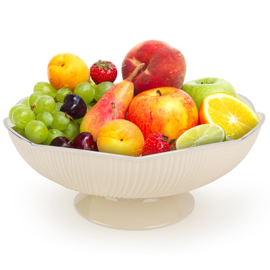 Obstschale, Lebensmittelqualität PET Obstkorb, Obstschalen 25 x 13 x 11cm, Abnehmbar Obstschale Mode