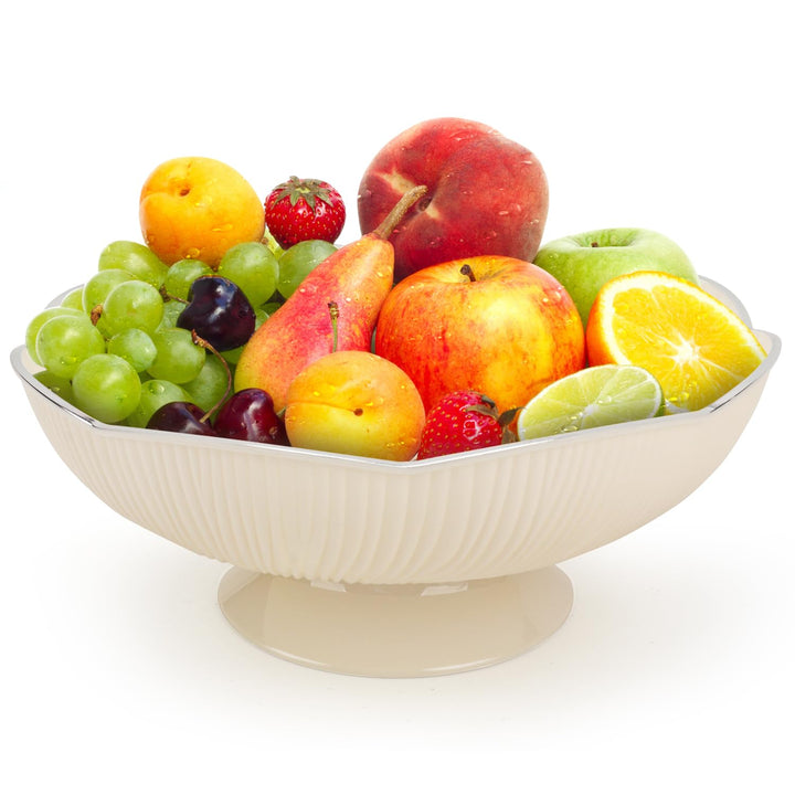 Obstschale, Lebensmittelqualität PET Obstkorb, Obstschalen 25 x 13 x 11cm, Abnehmbar Obstschale Mode