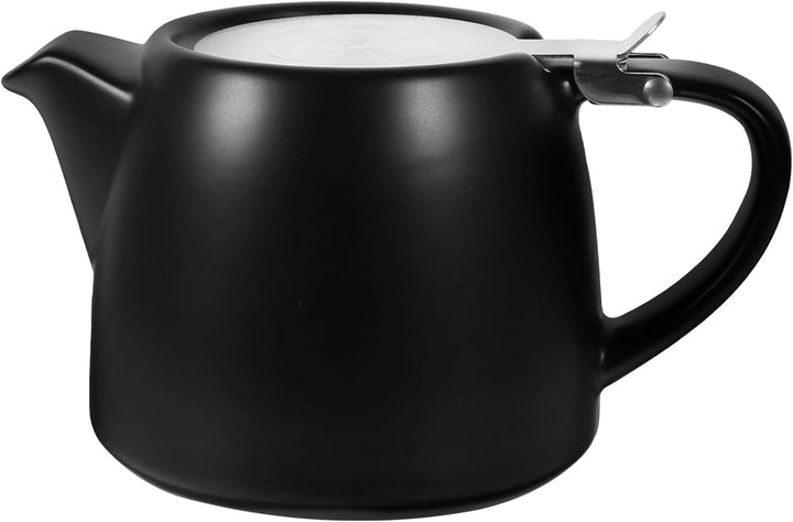 VILLCASE Keramik-Teekanne Mit Edelstahl-Teesieben 500 Ml Kleiner Keramik-Teekessel Für Lose Teeblätt