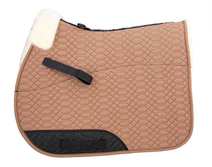 Engel Reitsport Lammfell Schabracke Half Lined SCHABRA1-VSS-CAM-MED Steppstoff Camel Fell med. Viels