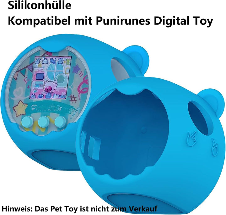Silikonhülle für Punirunes Interaktives Digitales Haustier Spielzeug,Schutzhülle für Punirunes virtu