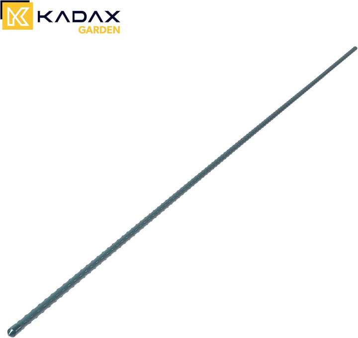 KADAX Pflanzstäbe 180 cm x 11 mm, 10er Set – Beschichteter Stahl Rankstab, Pflanzenstütze &amp; Tomatens
