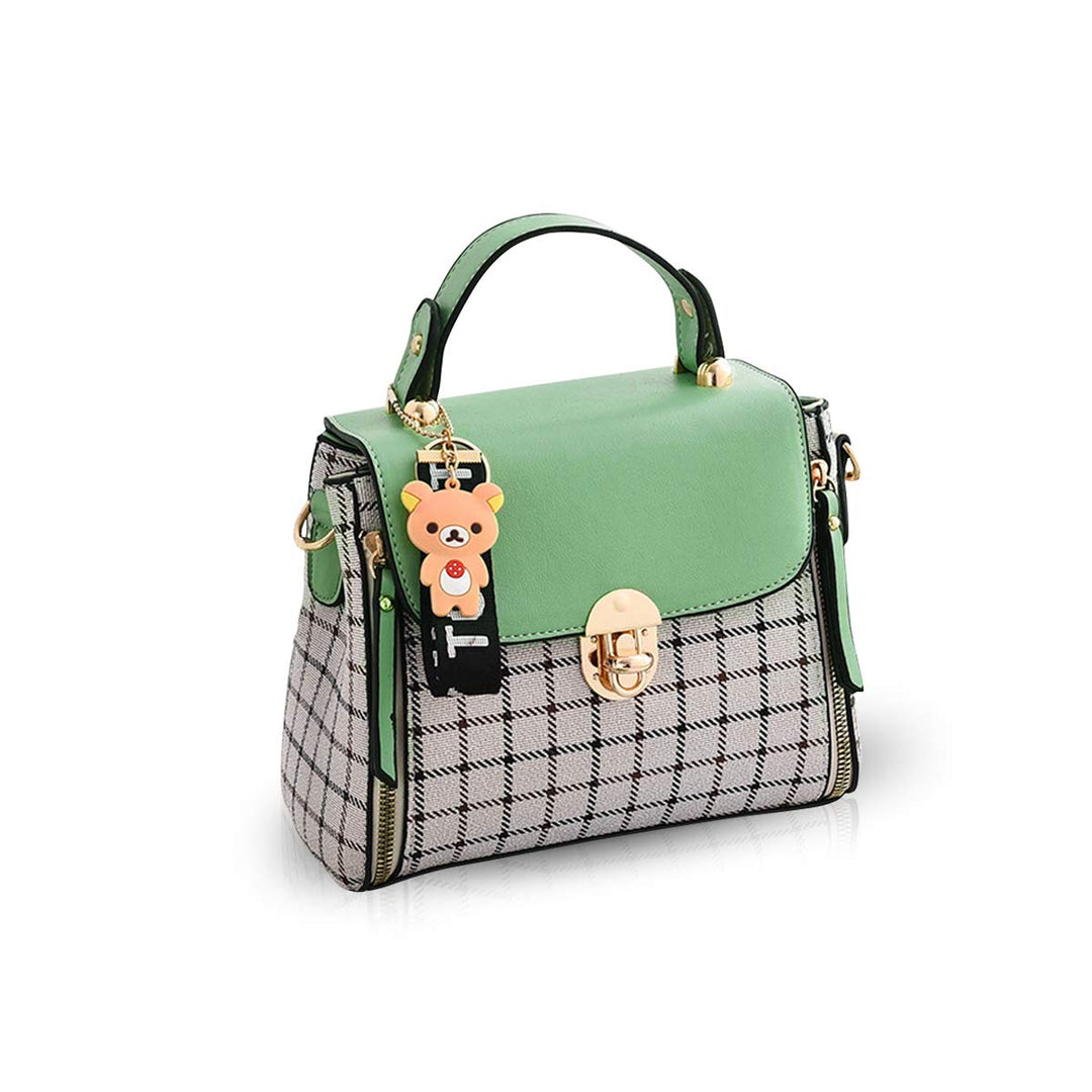 NICOLE&amp;DORIS Handtaschen für Damen Niedliche Umhängetasche Mädchen Reissverschluss Handtasche PU Led