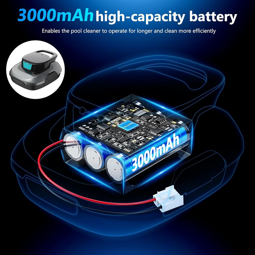 3000mah Scuba SE Poolroboter-Akku, Ersatzakku für den kabellosen Poolreiniger Aiper Scuba SE, Aiper-