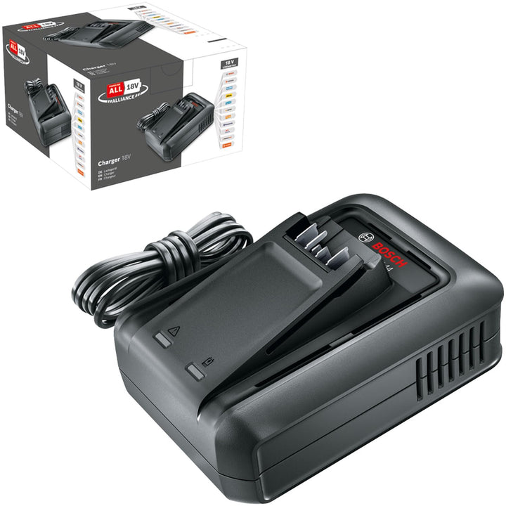 Bosch Schnellladegerät AL 18V-44 (18V System; 4,4A Ladestrom, Akku-Ladezeit 2,0/2,5/4,0/6,0 Ah: 34/4