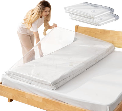 Vakuumbeutel Für Matratzen Bettdecken, 2 STÜCK 240x120 cm Vakuum-Aufbewahrungsbeutel für Matratzen,