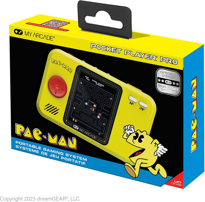 Pocket Player PRO Pac-Man Retrogaming-Spiel 7 cm hochauflösender Bildschirm