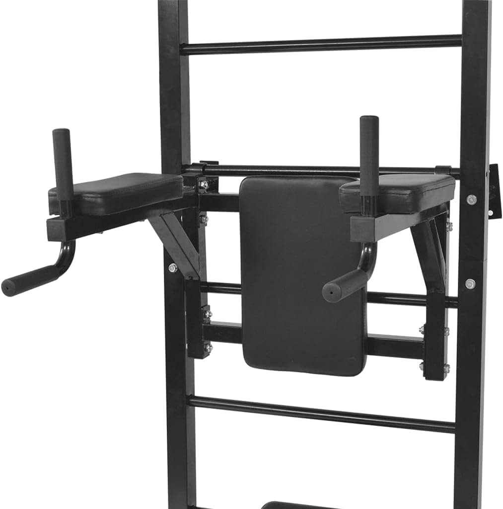 Refined Multifunktionaler Fitness-Kraftturm zur Wandmontage Schwarz 1, 1