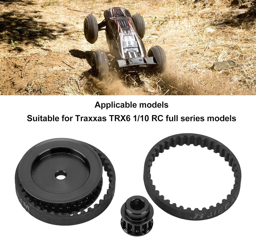 RC-Riemenantriebsrad, 12T 30T Riemenantriebs-Getriebesystem-Ersatz Für Traxxas 1/10 RC Crawler Car U