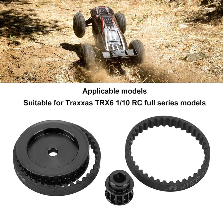 RC-Riemenantriebsrad, 12T 30T Riemenantriebs-Getriebesystem-Ersatz Für Traxxas 1/10 RC Crawler Car U