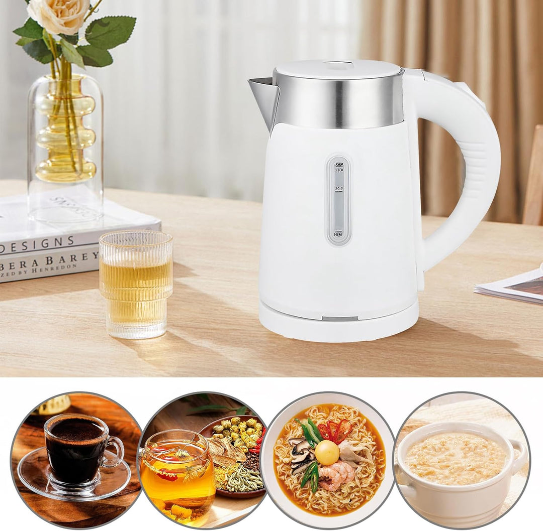 Wasserkocher, 0.8l Mini Camping Kettle, Kompakt &amp; Leicht Reisewasserkocher Mit Abschaltautomatik Und