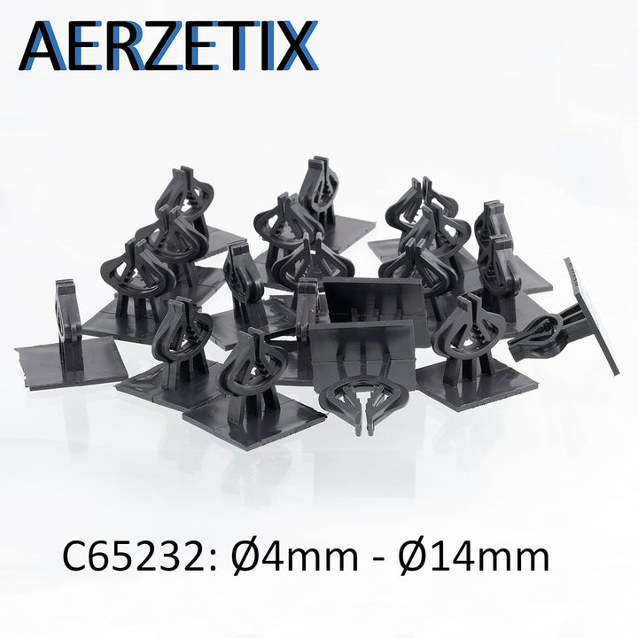 AERZETIX - C65232 - Satz von 100 Bewehrung Keilen mit basis für betonstahl von Ø4 bis Ø14-15 mm über