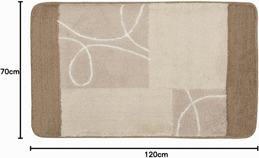 Kleine Wolke Badteppich Curly hellgrau 70 x 120 cm 70 x 120 cm Hellgrau, 70 x 120 cm Hellgrau