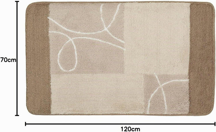 Kleine Wolke Badteppich Curly hellgrau 70 x 120 cm 70 x 120 cm Hellgrau, 70 x 120 cm Hellgrau