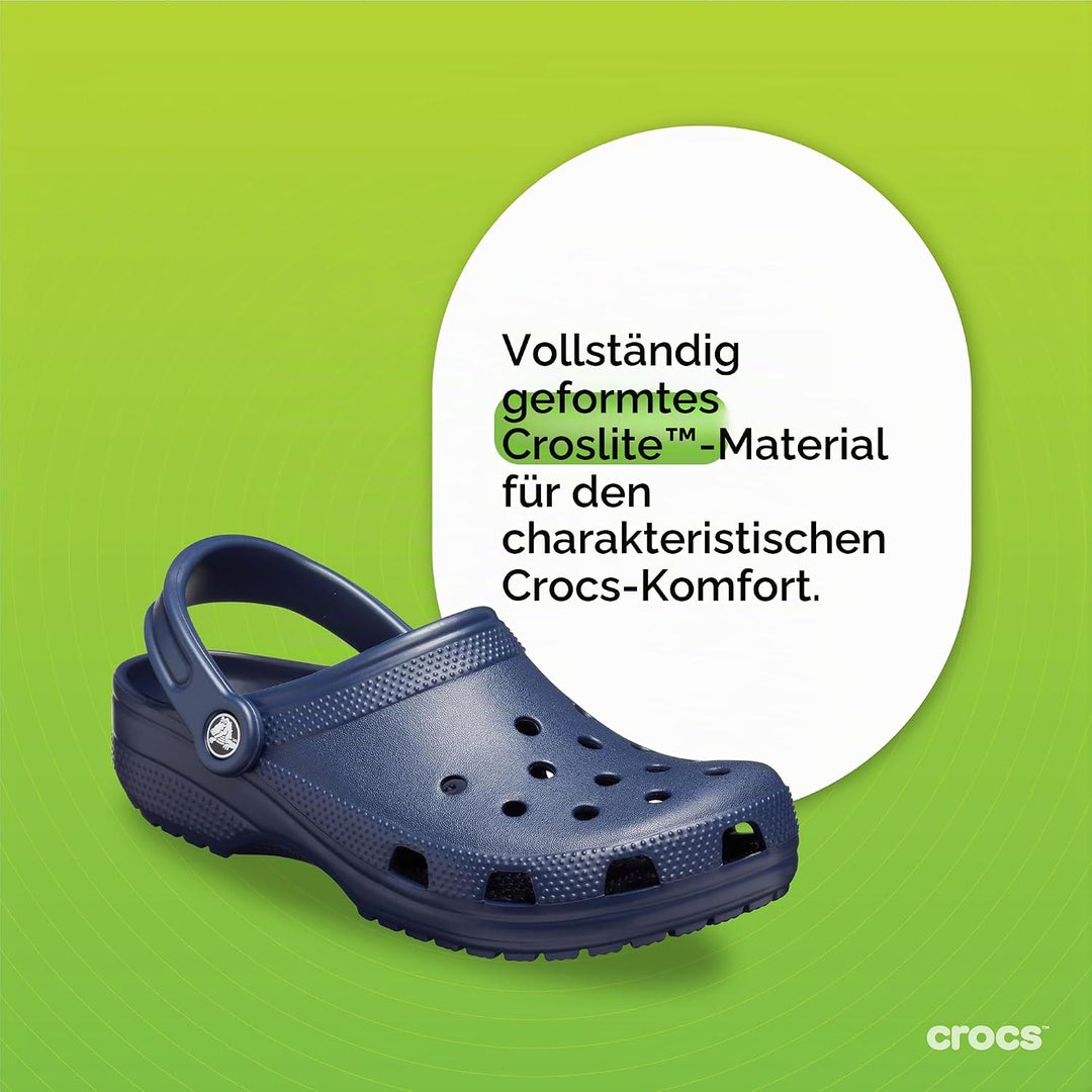 Crocs Unisex Classic Clog Holzschuh 33/34 EU Navy, 33/34 EU Navy