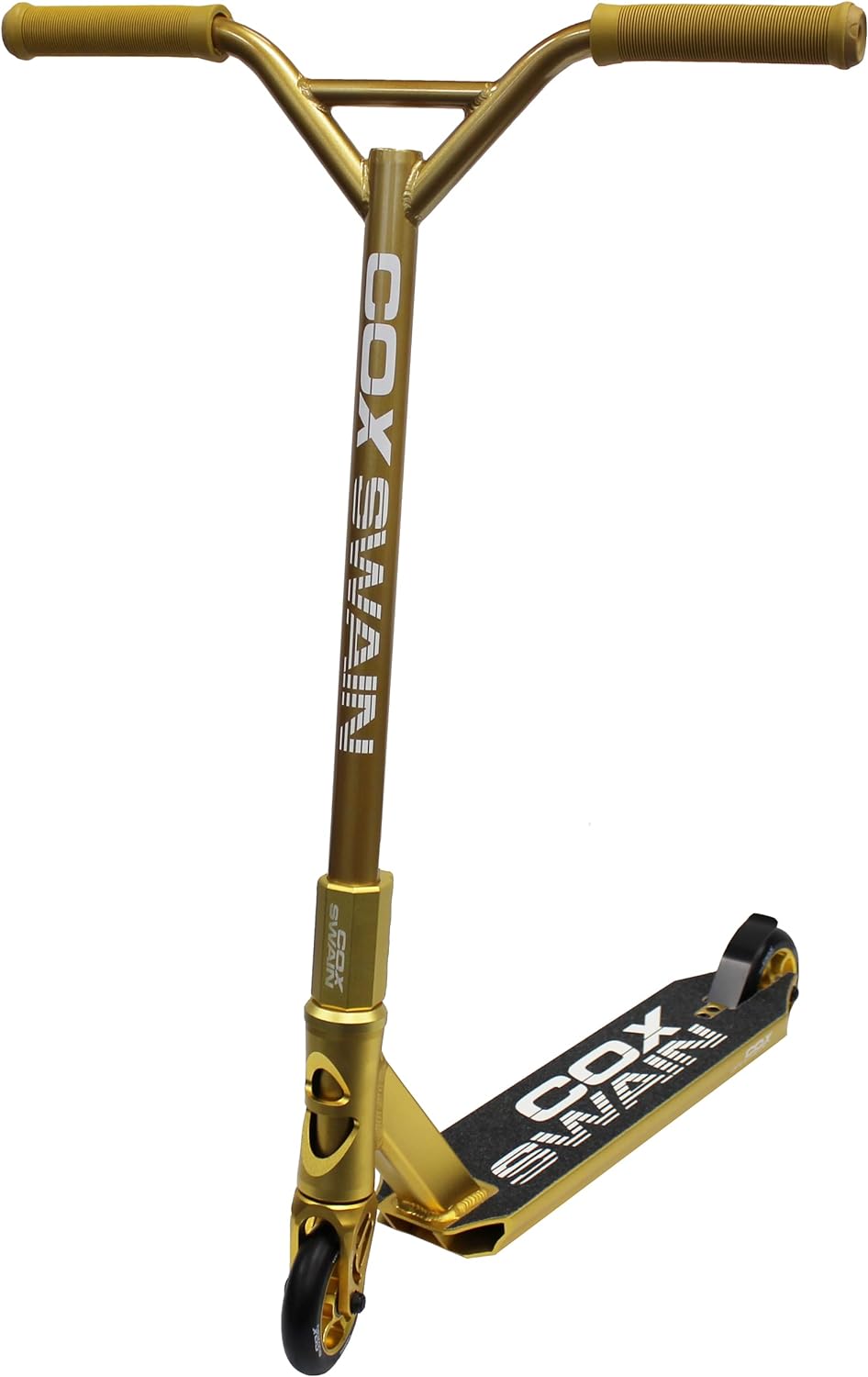 Cox Swain Stunt Scooter X-385, SCS-Kompression, CNC Fork, 100mm PU/Alu Rollen, ABEC 9, Kinder + Erwa
