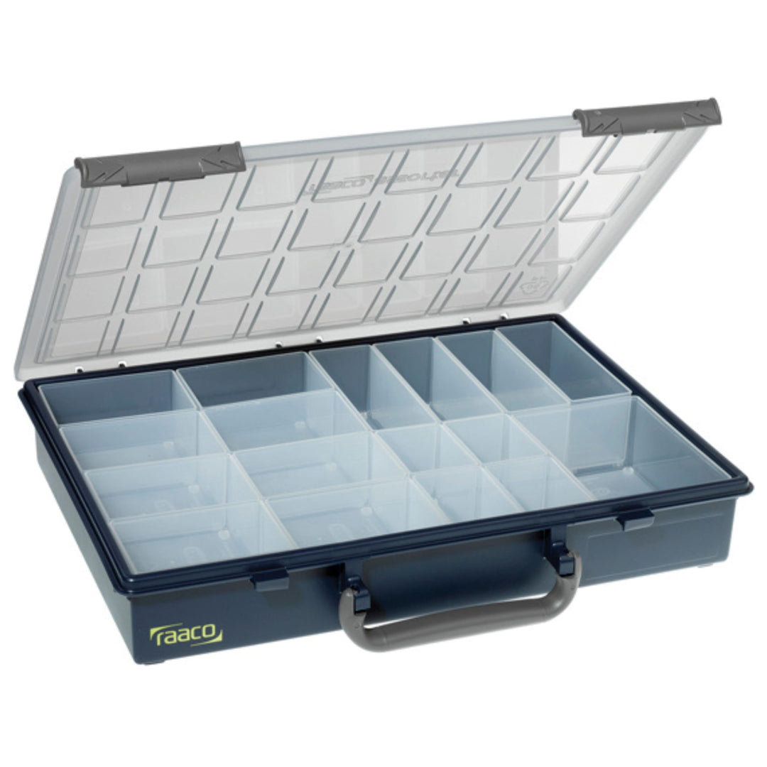 raaco Assorter 55 4x8-17: Sortierbox für Werkstatt, 17 Einsätze, Sortimentskasten & Sortierboxen für